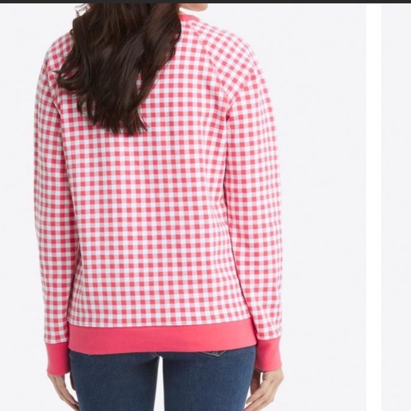 DRAPER JAMES NATALIE SWEATSHIRT IN GINGHAM - Picture 3 of 9